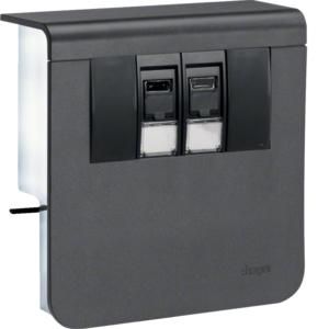 TEHALIT SL200809079011 Equipment carrier SL20080907 RAL9011 graphite black