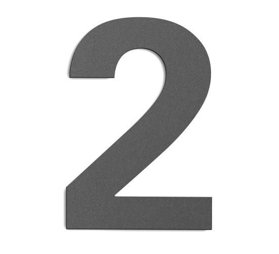 CMD G2 anthracite large house number