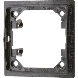 Jung AS90HP mounting plate 1-way, Series A, black