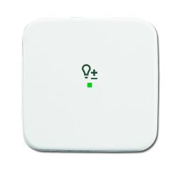 Busch-Jaeger 6234-10-214 Rocker switch, 1-way, with symbol &amp;#039;Dimmer&amp;#039; alpine white