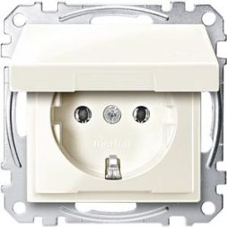 MERTEN MEG2311-0344 SCHUKO socket white glossy System M