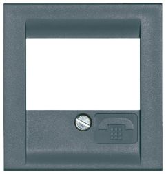 Bticino L4236 junction box central plate TAE, (anthracite)