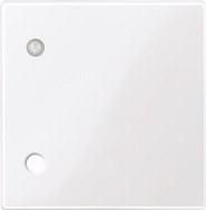 MERTEN 450725 Central plate active white glossy System M