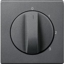 Merten 437314 central plate anthracite System M