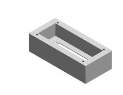 ABL Sursum EMC9994 for mounting the eMC3, base height: 100mm stainless steel base