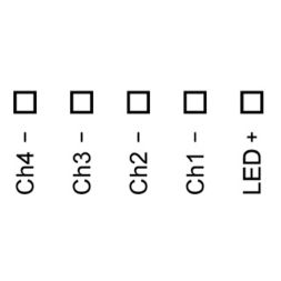 LUNATONE 86459560 DALI LED dimming actuator CV DT6 DE | 4-fold, 10 A