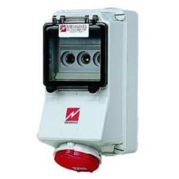 Mennekes 5008 wall socket 32A 5-pole 6h 400V IP44