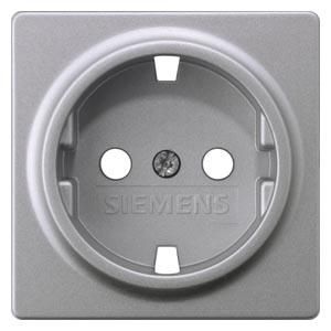 Siemens 5UH1083 cover plate DELTA vita aluminum metallic 55x55mm