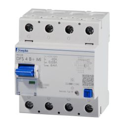 Doepke 09134889 DFS4 040-4/0,03-B+ MI 4-pole 40/0,03A residual current circuit breaker all-current sensitive