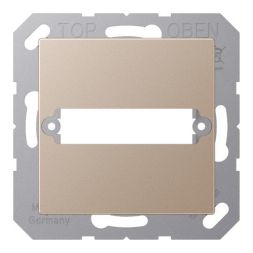 Jung A594-125CH cover for 1 D-subminiature connector, 25-pin, series A, champagne