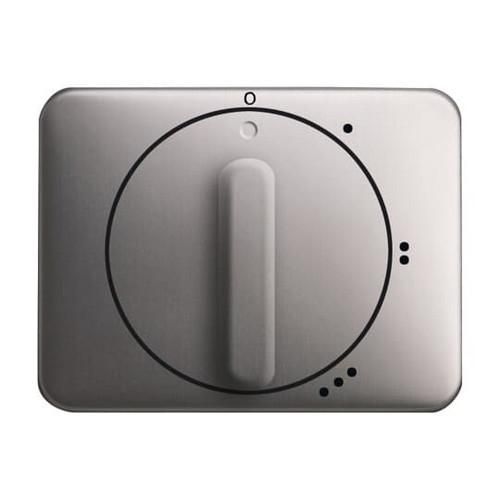 Busch-Jaeger 2542 DR/01-20 central plate, with rotary handle, with imprint platinum