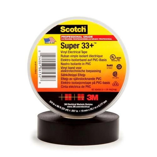 3M 7000058432 Super33+-19x6 19mmx6m black insulation tape