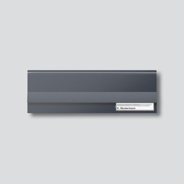 Siedle BE 611-3/1-0 AG letter slot flap in anthracite grey
