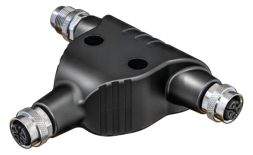 Murrelektronik 7000-P4901-0000000 M12 Power St. L-kod. / 2x Bu. L-kod. T-piece