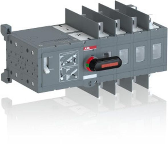 ABB Stotz-Kontakt OTM160E4WCM48D, load changeover switch with motor, 4-pole, 160A, with handle for manual operation, 1SCA022846R7280