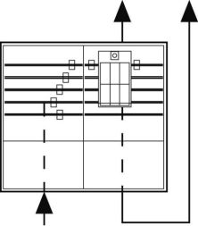 ABN with 1x NH00 2x3-pole feed housing (GAG2312N)