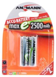 Hückmann 131240 maxE plus Mignon AA 1.2V 2500m(PK=2pcs.) battery
