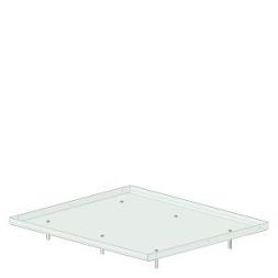 Siemens 8MF1044-2VH roof tray IPX1 400x400mm RAL7035