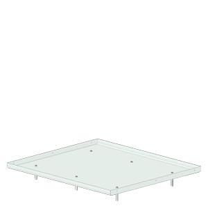 Siemens 8MF1044-2VH roof tray IPX1 400x400mm RAL7035