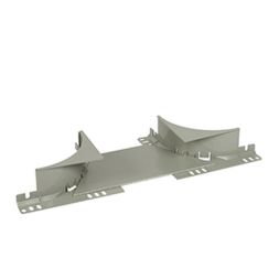 CABLOFIL 637970 branch piece PVC B200 H100 , (stone grey)