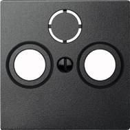 MERTEN 297514 central plate anthracite SYSTEM M