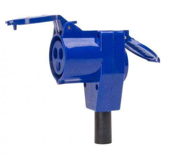 Kopp 172501000 screw terminal CEE plug 3p 16A IP44 230V/bl 6h