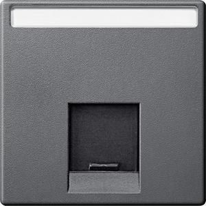 MERTEN MEG4573-0414 central plate 1-way anthracite System M