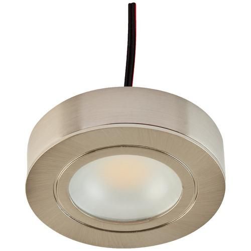 EVN 89013 satin chrome 3W 350mA IP20 warm white LED furniture recessed spotlight