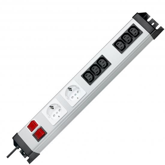 Kopp 227520013 POWERversal 2-way 250V 16A 3600W IP20 power strip