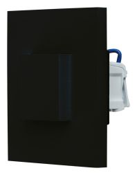 EVN LQ41802AD IP44 220-240V 1.8W 3000K 2-f anthracite LED recessed wall light LB20