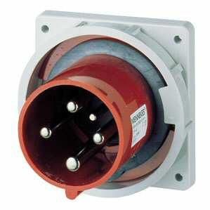 Mennekes 3656 panel plug 63A 4-pin 6h 400V IP67