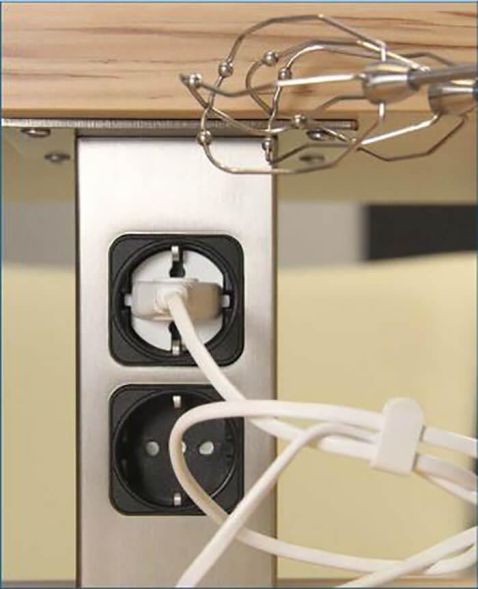 Strate BKSG017055.ED bar console 70x70mm, straight, stainless steel look