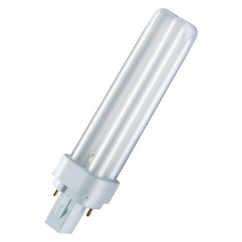 LEDVANCE Osram DULUX D 18W/830 compact lamp G24d-2 18W warm tone