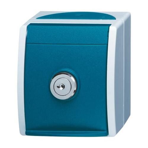 Busch-Jaeger 20 EWSL-101-53 SCHUKO® socket grey/blue-green