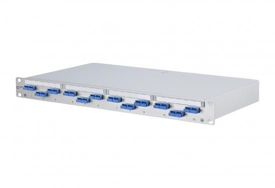 METZ CONNECT 150200E212-E OpDAT PF VIK 12xSC-D blue OS2 grey patch panel