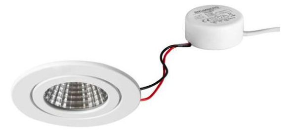 Brumberg 40375073 230V AC 6W 3000K white V4A LED recessed ceiling spotlight