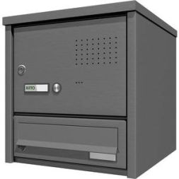 Ritto RGE1340120 letterbox surface-mounted horizontal audio, Pur, stainless steel