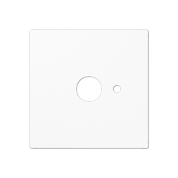 Jung A527.060WW cover for Zettler VarioLine, Series127.xxx WC call, Series AS/A, alpine white