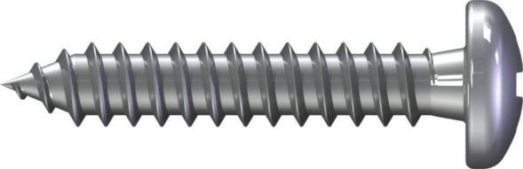 Reisser 007981V038-048050S-1 DIN 7981 self-tapping screws Pan Head, Form C, PZ, 4.8 x 50, stainless steel A2, pickled, passivated, pack of 50