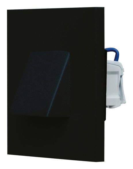 EVN LQ41802AE IP44 220-240V 1.8W 3000K anthracite LED recessed wall light