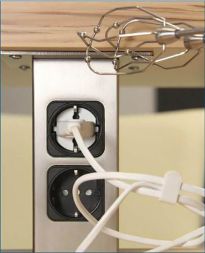 Strate BKSG021055.ED bar console 70x70mm, straight, stainless steel look