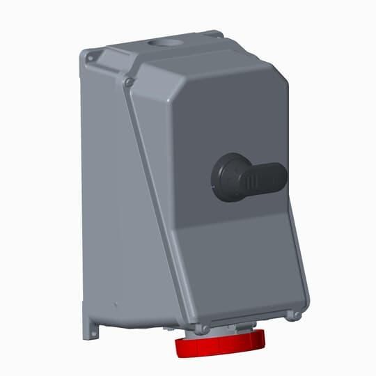 ABB Stotz-Kontakt 3125MM11 , Switchable wall socket, 125 A metal housing, 11h, IP44, 3P+E , 2CMA168051R1000