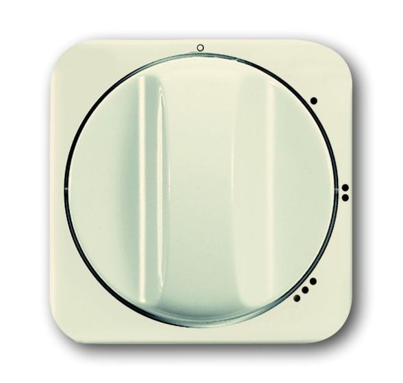 Busch-Jaeger 2542 DR/01-212 central plate, with rotary handle, with white imprint