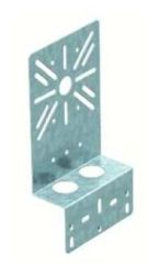 OBO Bettermann MP WI KL. DD small curved mounting plate, 7085111