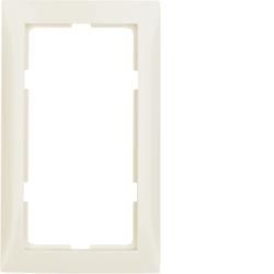 Berker 13098982 frame with large cutout white, glossy Berker S.1