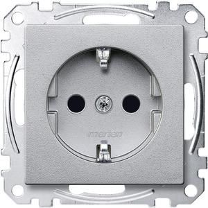 MERTEN MEG2400-0460 SCHUKO socket aluminum System M