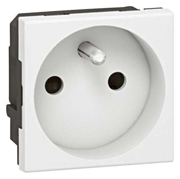 Legrand 077113 French socket 4qmm SK 2-module white, (white)
