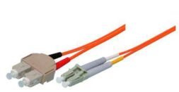 Paschke Datensysteme 1220318-01 LC-D/SC-D 2G62.5/125 1.0m 1.8 orange fiber optic patch cable