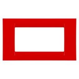 Gewiss GW22124 System Virna 4M Geranium Red Cover Frame