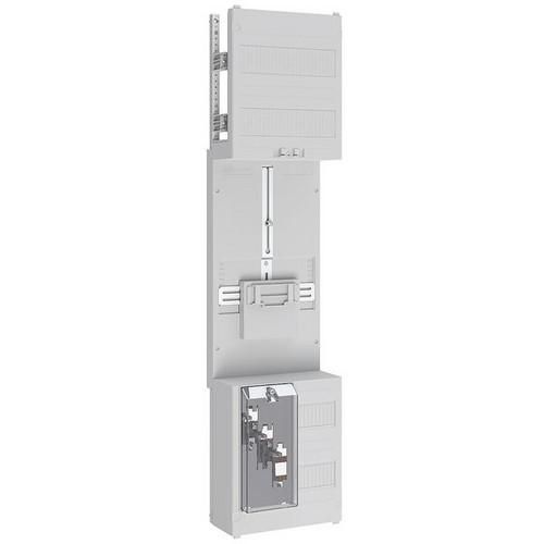 ABN 3Pkt 1R 1xNH00 LUX 5-pole 250x1050mm meter panel (Z171NHL)